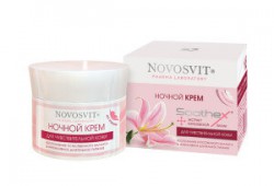 Крем для лица Novosvit ночной интенсивное питание для чувствительной кожи 50 мл
