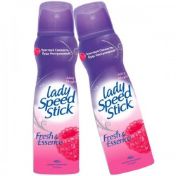 Дезодорант-антиперспирант, Lady Speed Stick (Леди Спид стик) 150 мл Фреш Эссенс малина