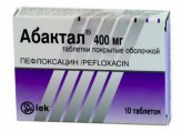 Абактал, табл. п/о пленочной 400 мг №10