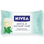 Мыло-уход, Nivea (Нивея) 90 г мята и белый чай