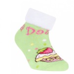 Носки детские, Conte Kids (Конте Кидс) р. 12 Соф-тики 245 махровые салатовый