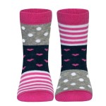 Носки детские, Conte Kids (Конте Кидс) р. 16 Тип-топ 282 серо-розовый