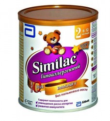Смесь молочная Симилак 2 гипоаллергенный 6-12 мес. 400 г