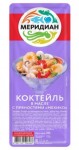 Коктейль, Меридиан 200 г из морепродуктов в масле с пряностями Мехико