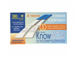 Тест для определения беременности, know now (Ноу нау) №2 полоса 5 мм