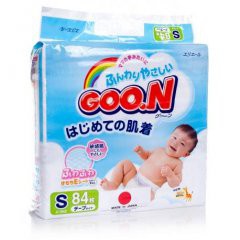 Подгузники 84 шт. Goon премиум 4-8 кг р. s