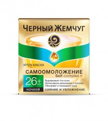 Крем для лица Черный жемчуг Селф-комплекс ночной 26+ 50 мл