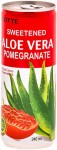 Напиток безалкогольный негазированный, Lotte (Лотте) 0.24 л Алоэ Вера Гранат жестяная банка