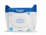 Салфетки для лица очищающие, Mustela (Мустела) №25 бебе физиобеби